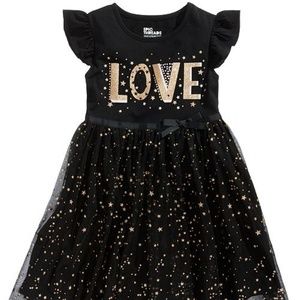 Beautiful dress with sparkly gold accents